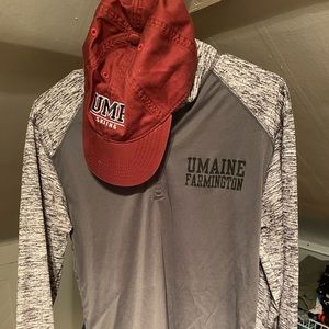 University of Maine at Farmington hat and shirt